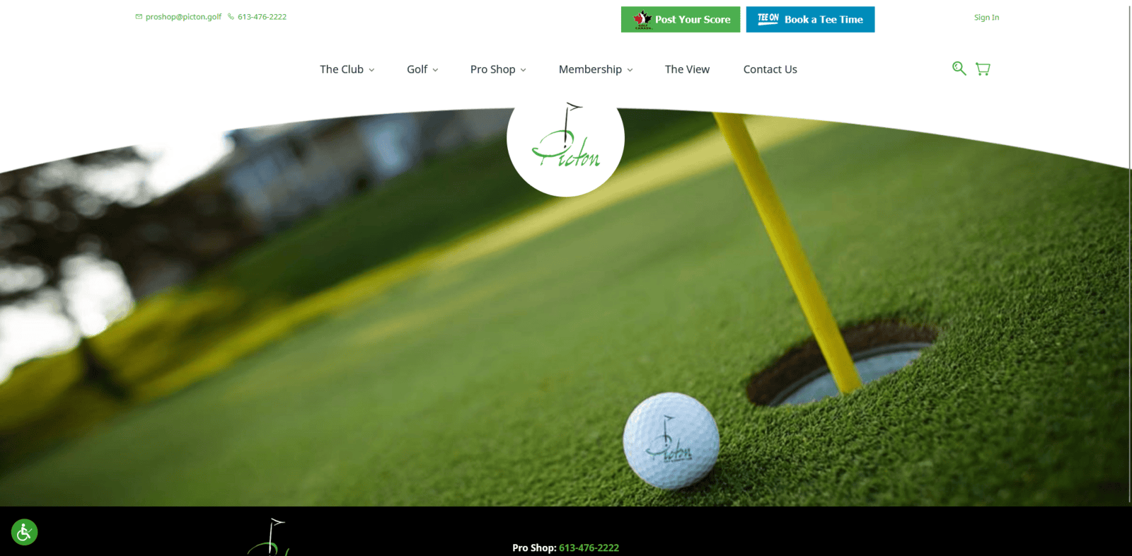 Picton Golf Website Image